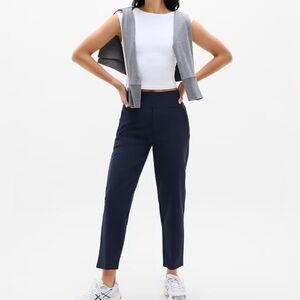 Athleta Endless Pants Women’s Size 14 In Navy Blue Pull On Travel Comfort NWT